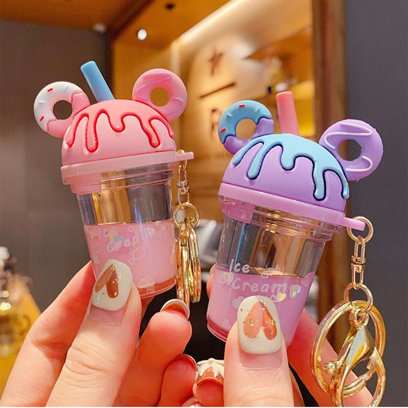 Cartoon Donut Mickey Keychain