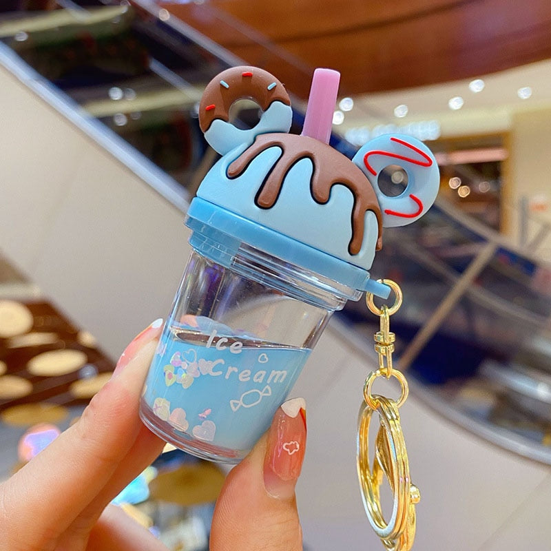 Cartoon Donut Mickey Keychain