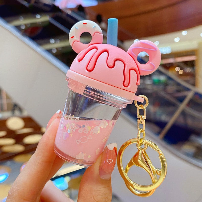 Cartoon Donut Mickey Keychain