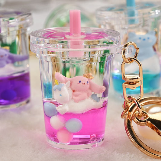 Unicorn Acrylic Cup Keychain