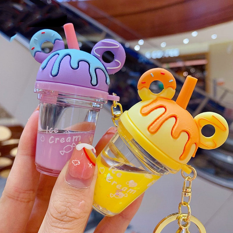 Cartoon Donut Mickey Keychain