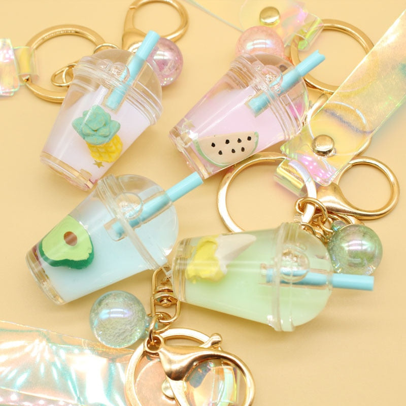 Fruit Cup Keychain