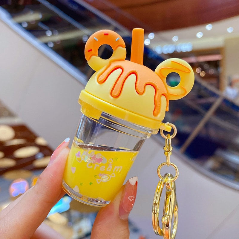 Cartoon Donut Mickey Keychain