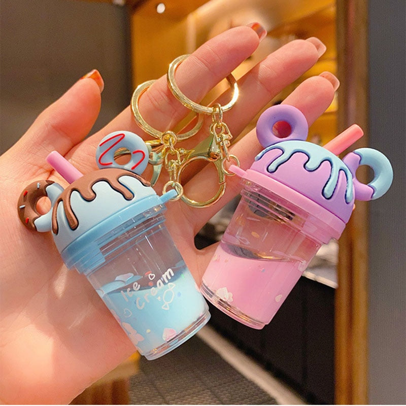 Cartoon Donut Mickey Keychain