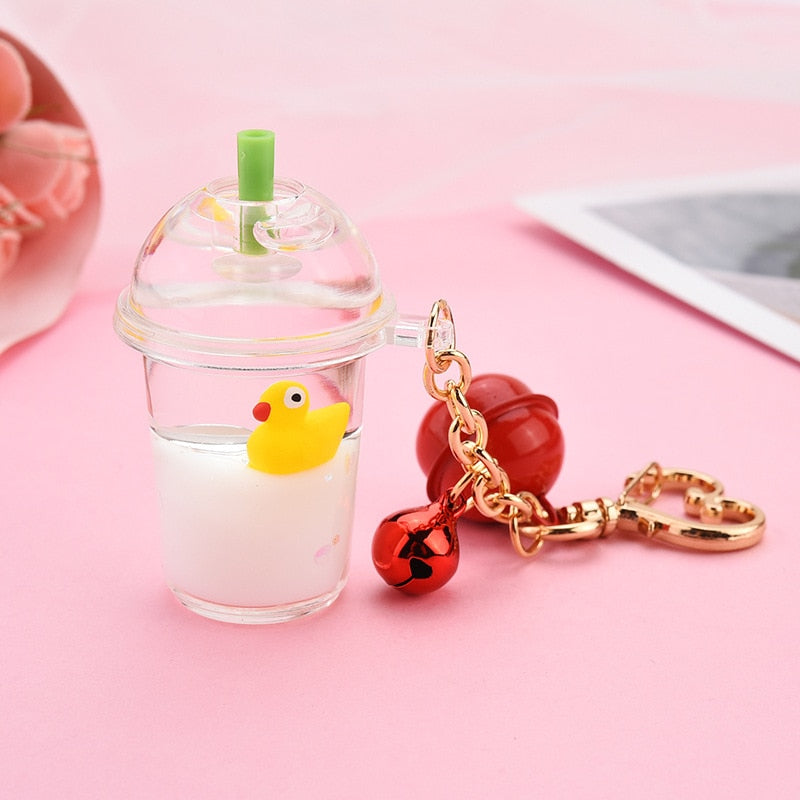 Marine Animal Liquid Floating Keychain