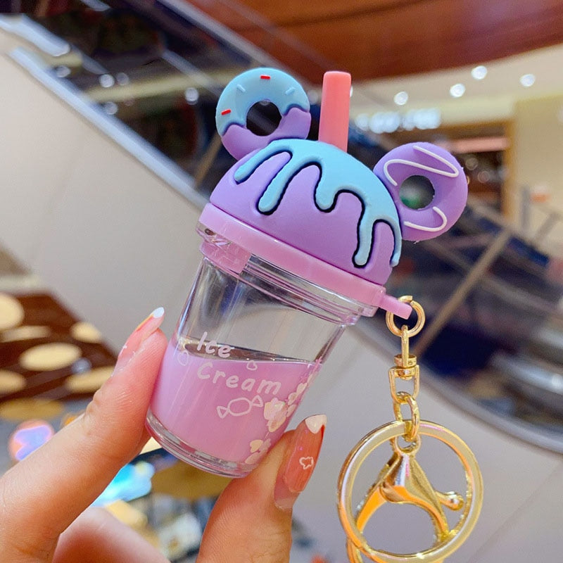 Cartoon Donut Mickey Keychain