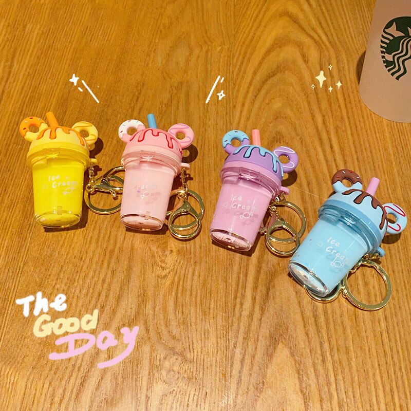 Cartoon Donut Mickey Keychain
