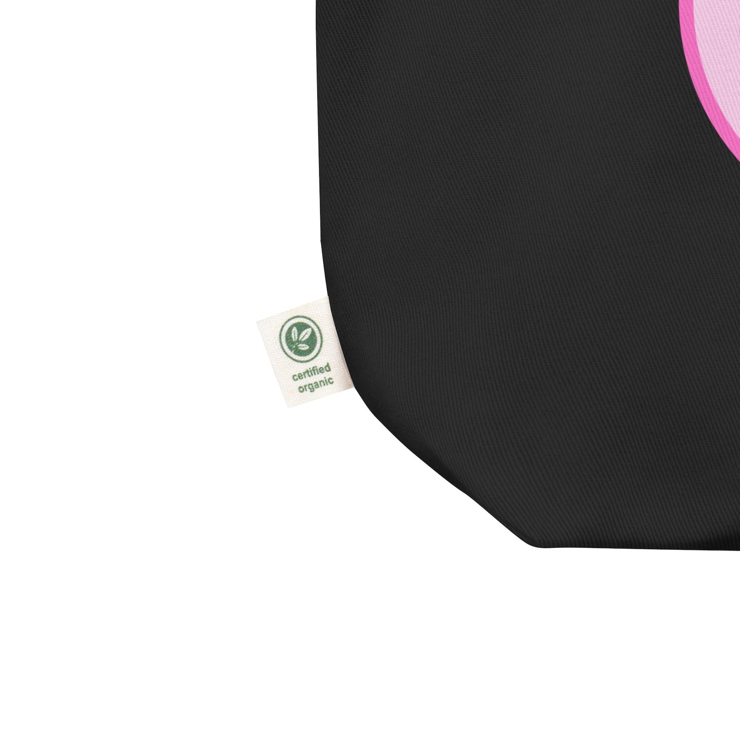 Good Vibes Only Pink Smiley Face Eco Tote Bag