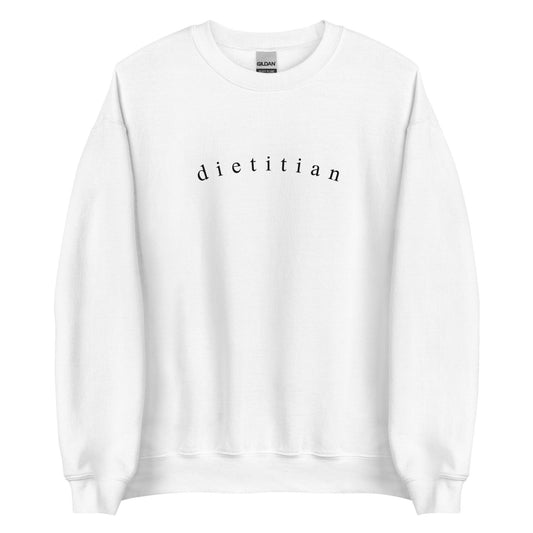 Registered Dietitian Minimalist Unisex Crewneck Sweatshirt
