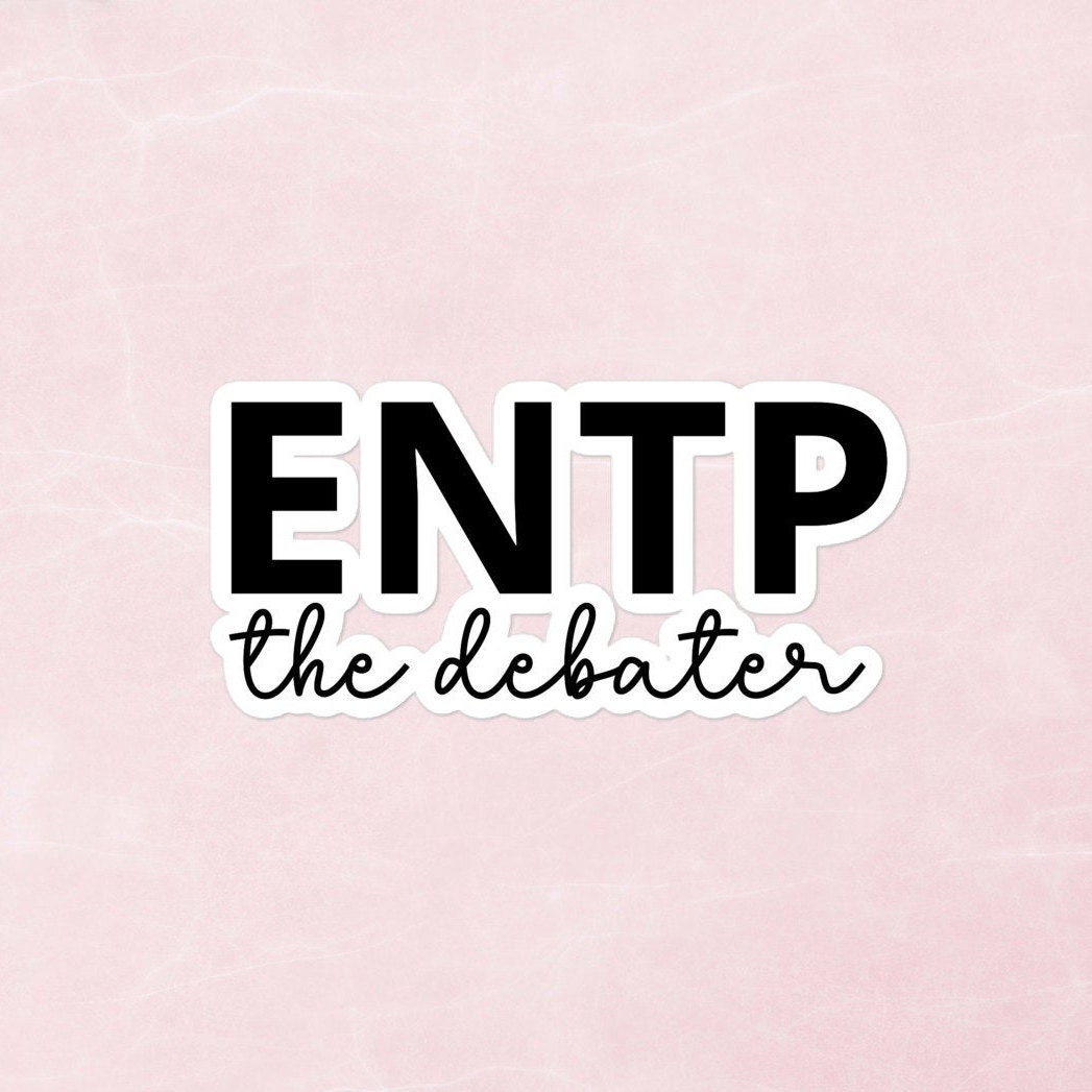 ENTP The Debater | Personality Type Psychology Bubble-Free Stickers