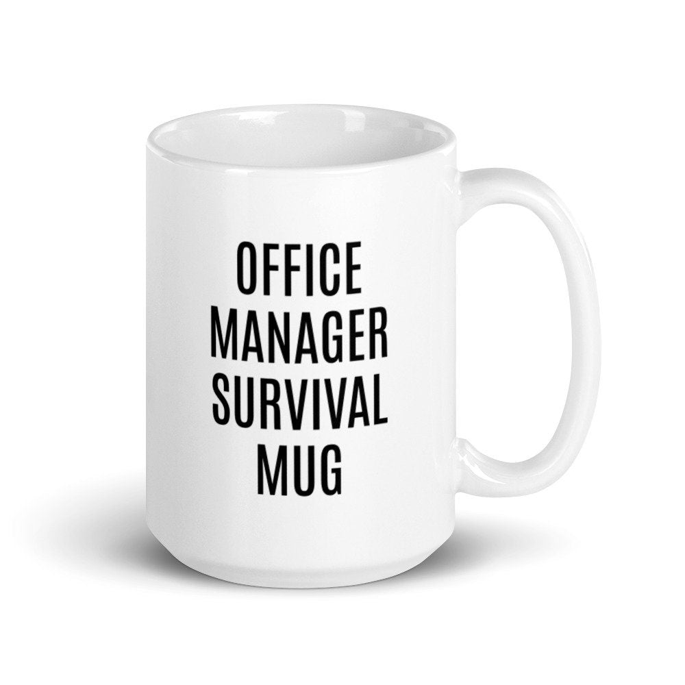 Office Manager Survival Mug