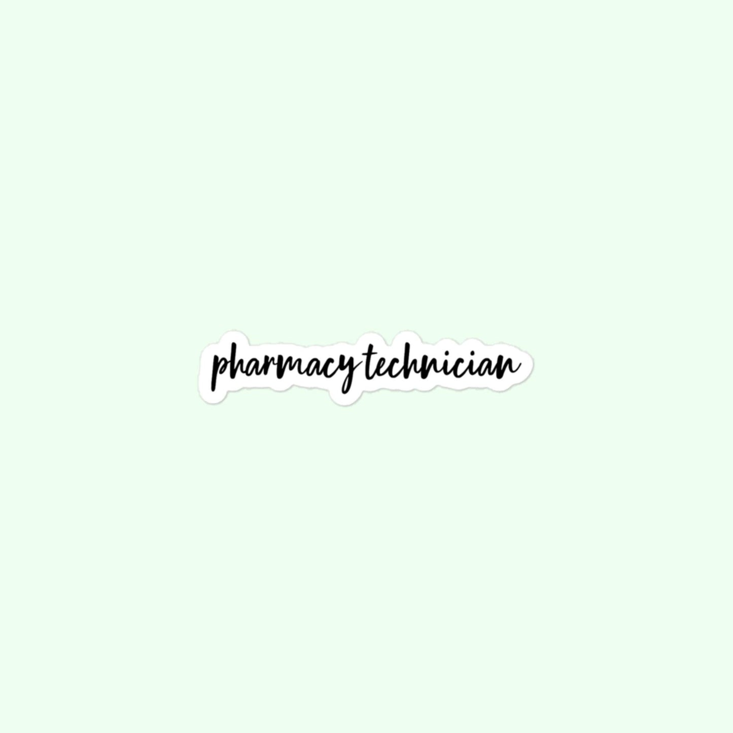 Pharmacy Technician Stickers, Pharmacology, Pharmaceuticals Bubble-Free Stickers