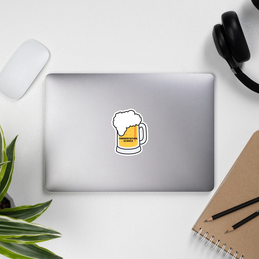 Fermentation Science Stickers, Beer Science, Beer Making, Brewmaster Bubble-Free Stickers