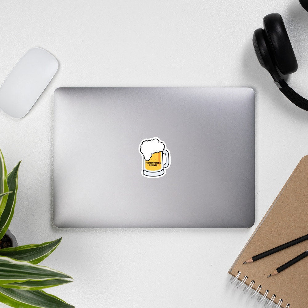 Fermentation Science Stickers, Beer Science, Beer Making, Brewmaster Bubble-Free Stickers