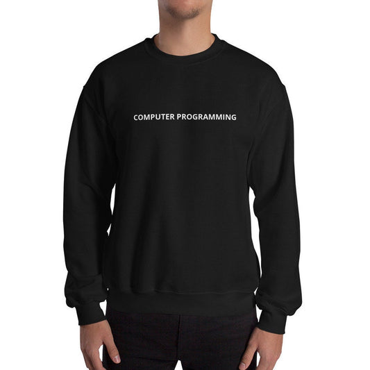Computer Programming Crewneck, Computer Science, Tech, Software Engineer Unisex Sweatshirt