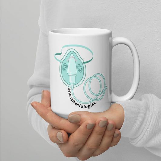 Anesthesiologist, Anesthesia Mask, Anesthesiology Doctor, MD Mug