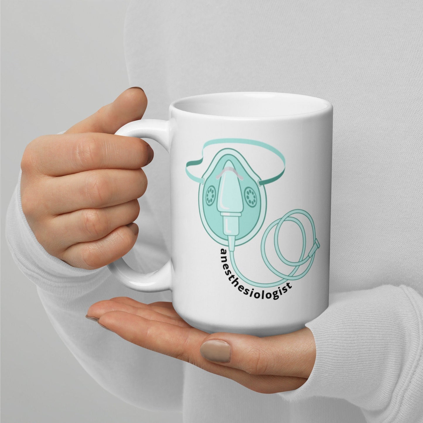Anesthesiologist, Anesthesia Mask, Anesthesiology Doctor, MD Mug