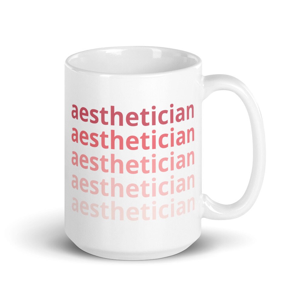 Aesthetician | Skincare Pink Ombre Gradient Mug