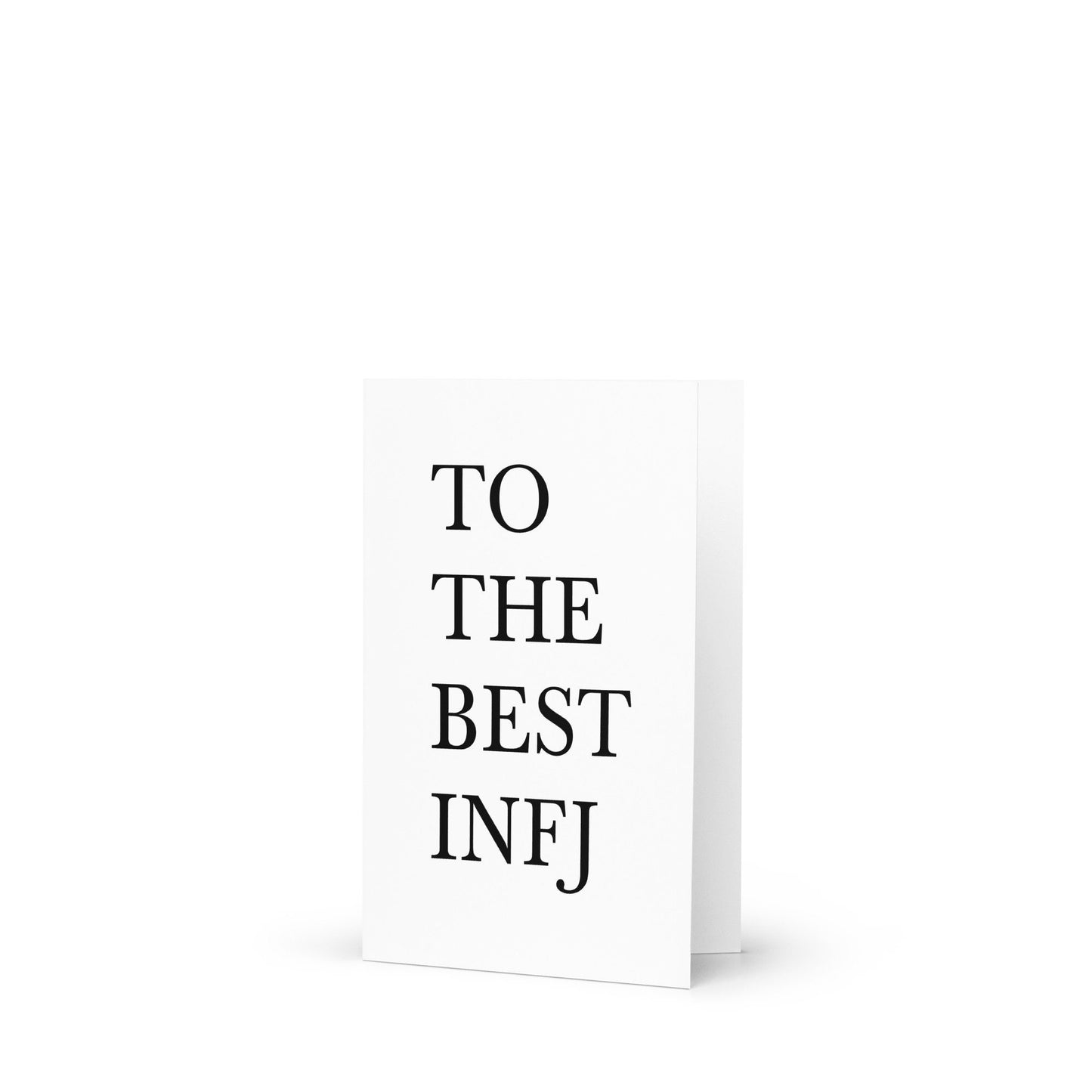 To The Best INFJ Greeting Card, MBTI, Psychology, Special Occasion