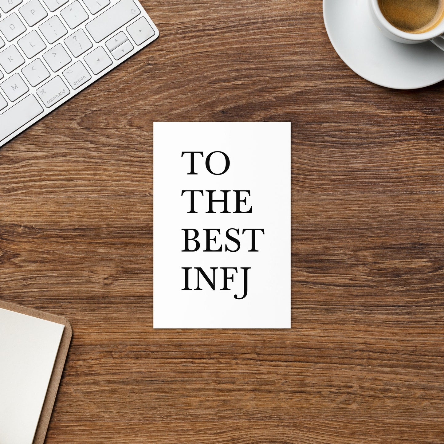 To The Best INFJ Greeting Card, MBTI, Psychology, Special Occasion