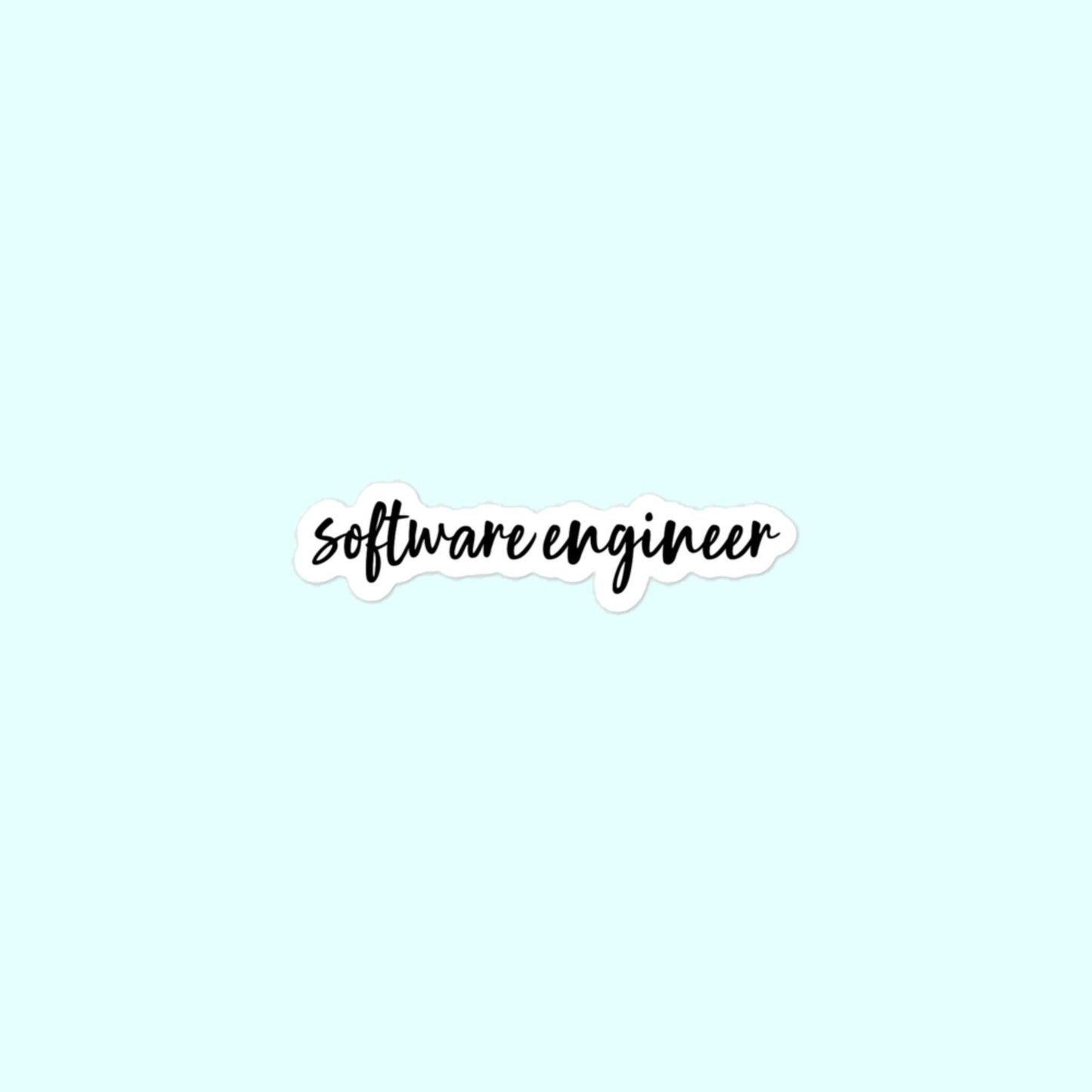 Software Engineer Stickers, Computer Science, Programming, Coding Bubble-Free Stickers