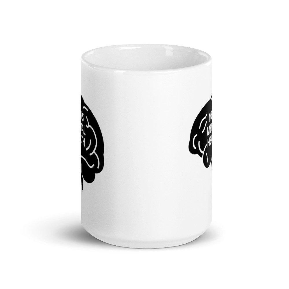 Men's Mental Health, Brain, Mental Health Awareness Mug