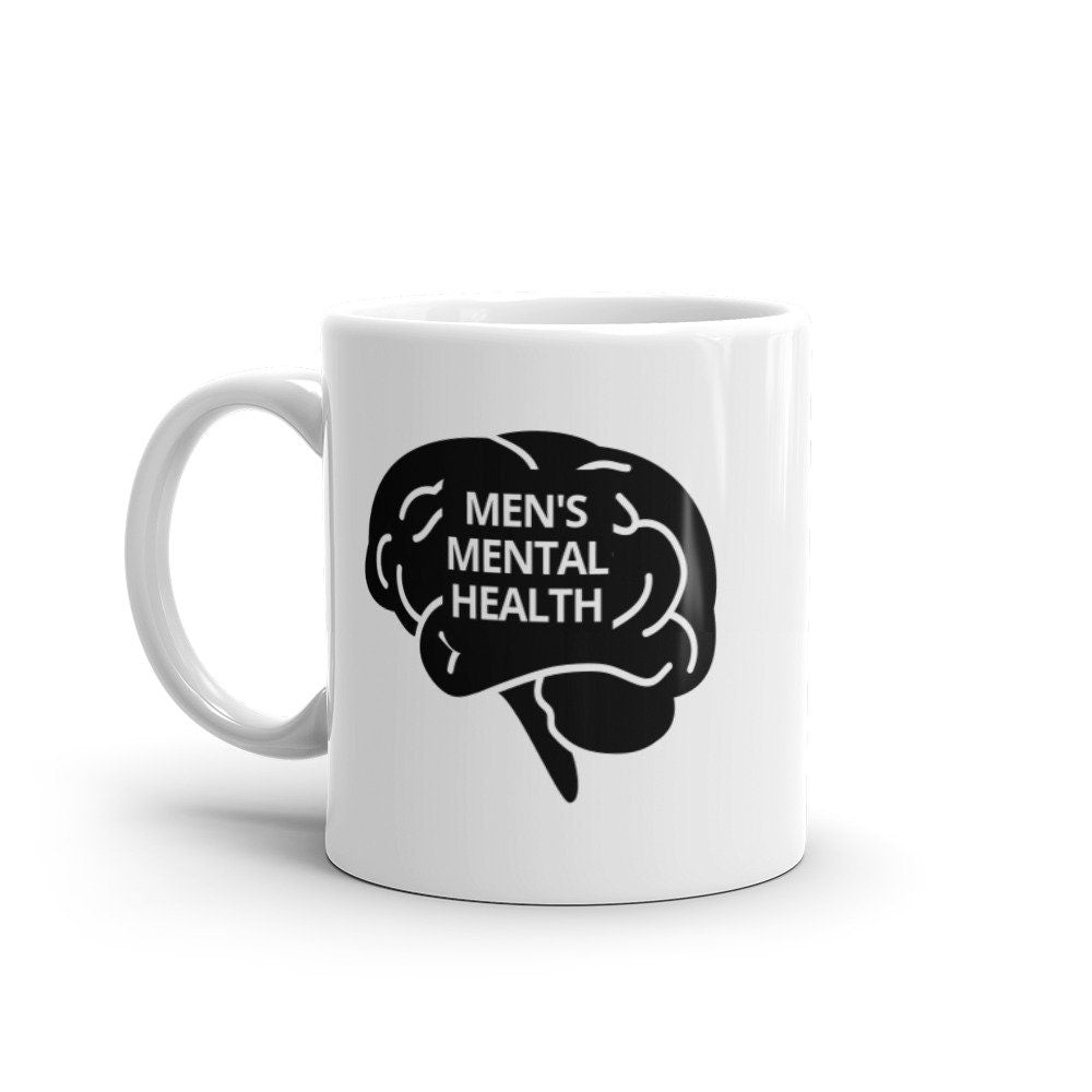 Men's Mental Health, Brain, Mental Health Awareness Mug