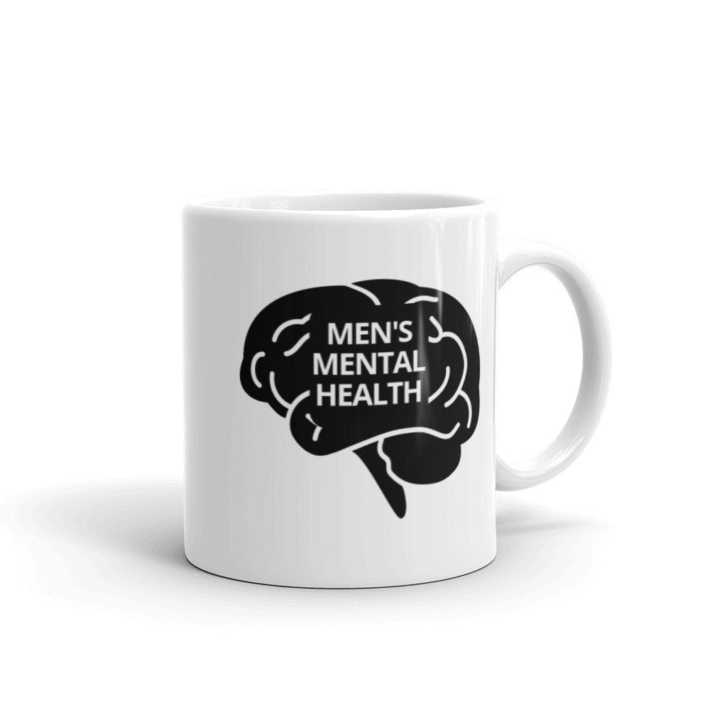 Men's Mental Health, Brain, Mental Health Awareness Mug