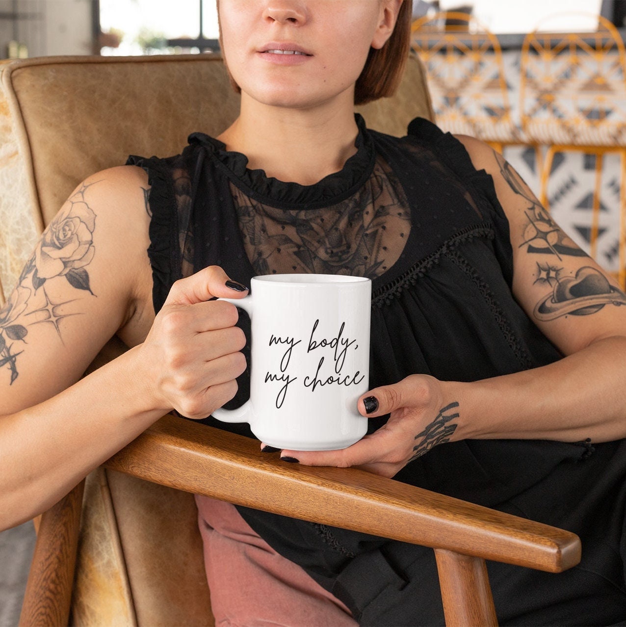 My Body, My Choice White Glossy Mug