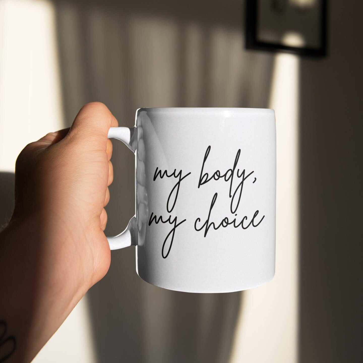 My Body, My Choice White Glossy Mug