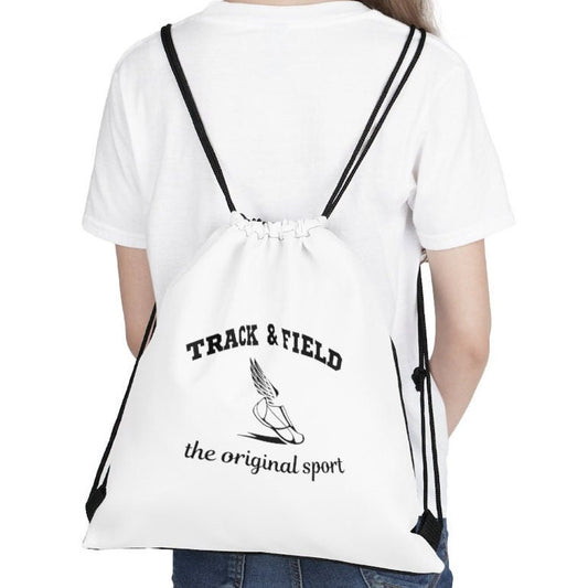 Track & Field The Original Sport Outdoor Drawstring Bag