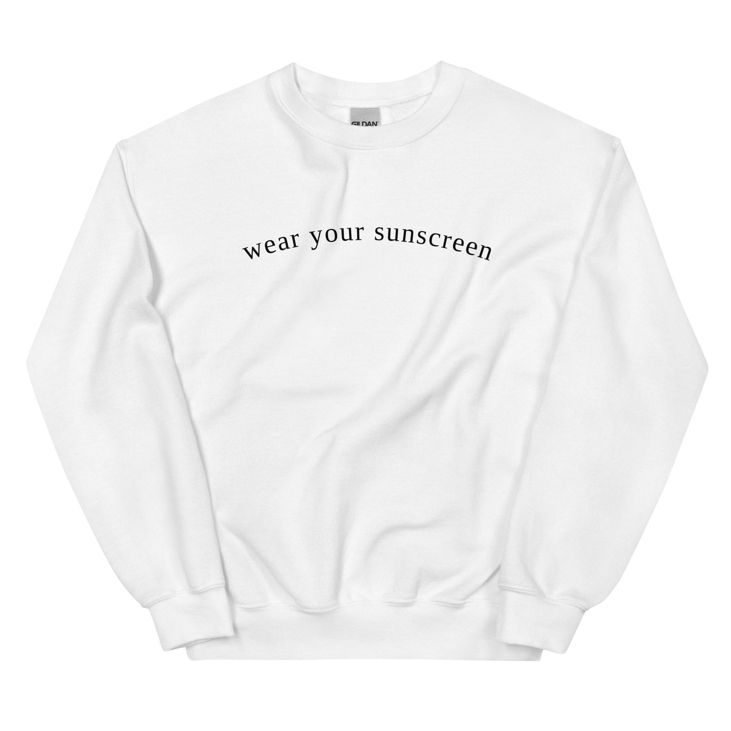 Wear Your Sunscreen | SPF | Unisex Crewneck Sweatshirt