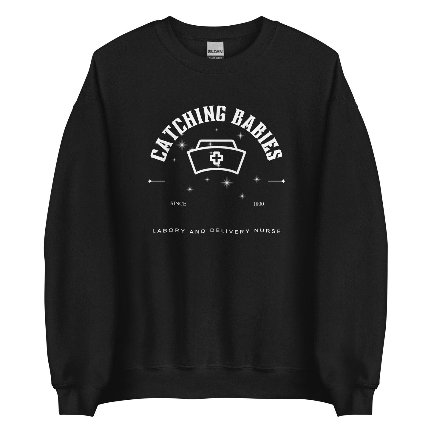 Catching Babies Labor And Delivery Nurse Mystical Unisex Crewneck Sweatshirt