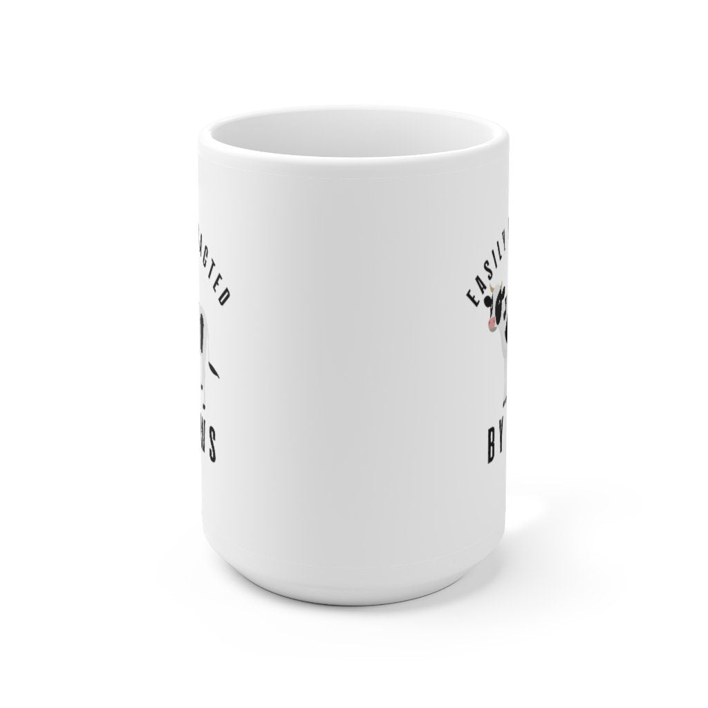 Easily Distracted By Cows Ceramic Mug 15oz
