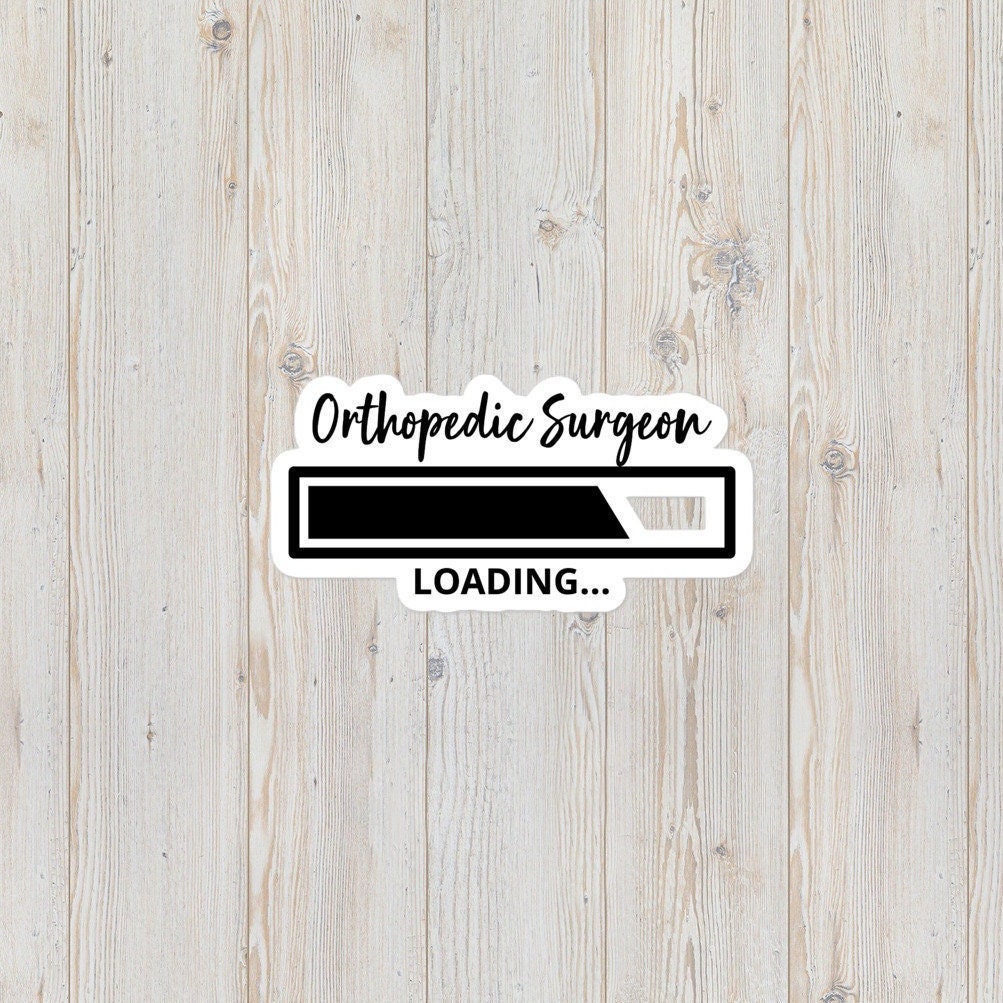 Orthopedic Surgeon Loading Bubble-Free Stickers