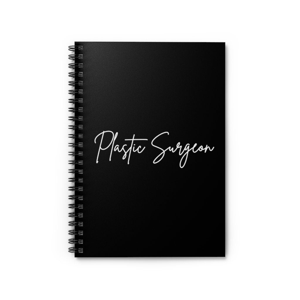 Plastic Surgeon, MD, Doctor Spiral Notebook - Ruled Line