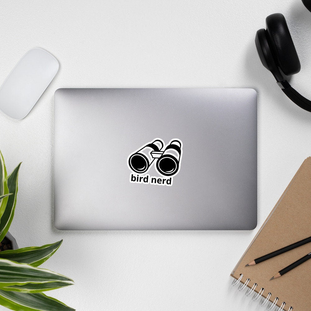 Bird Nerd Bubble-Free Stickers