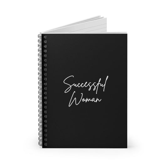 Successful Woman Spiral Notebook - Ruled Line