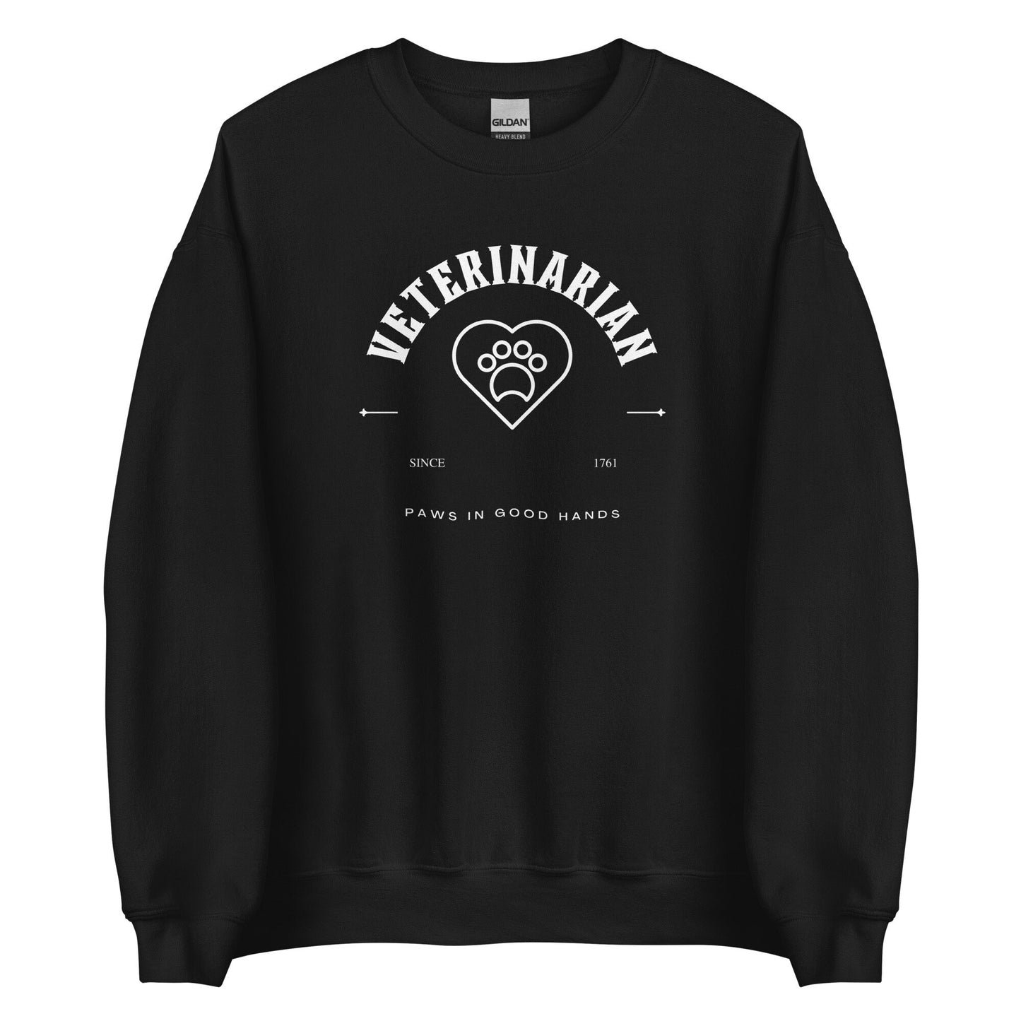 Veterinarian Paws In Good Hands Since 1761 Mystical Unisex Crewneck Sweatshirt