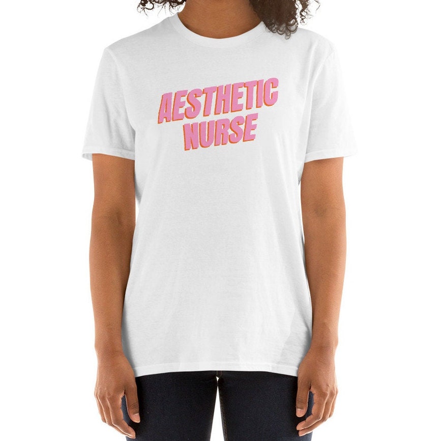 Aesthetic Nurse Pink Short-Sleeve Unisex T-Shirt