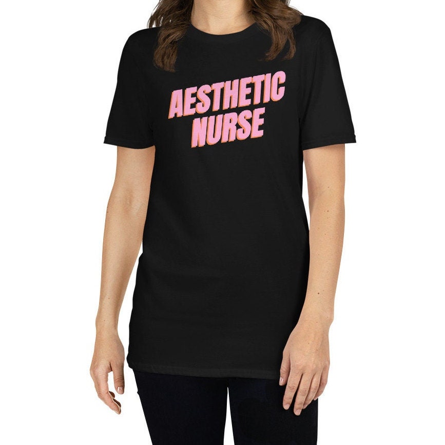 Aesthetic Nurse Pink Short-Sleeve Unisex T-Shirt