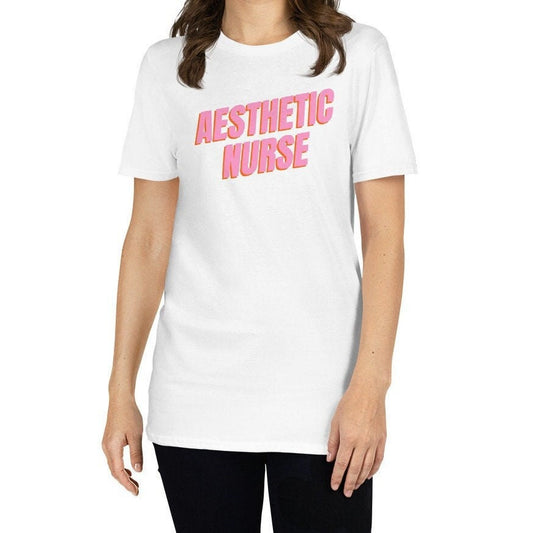 Aesthetic Nurse Pink Short-Sleeve Unisex T-Shirt