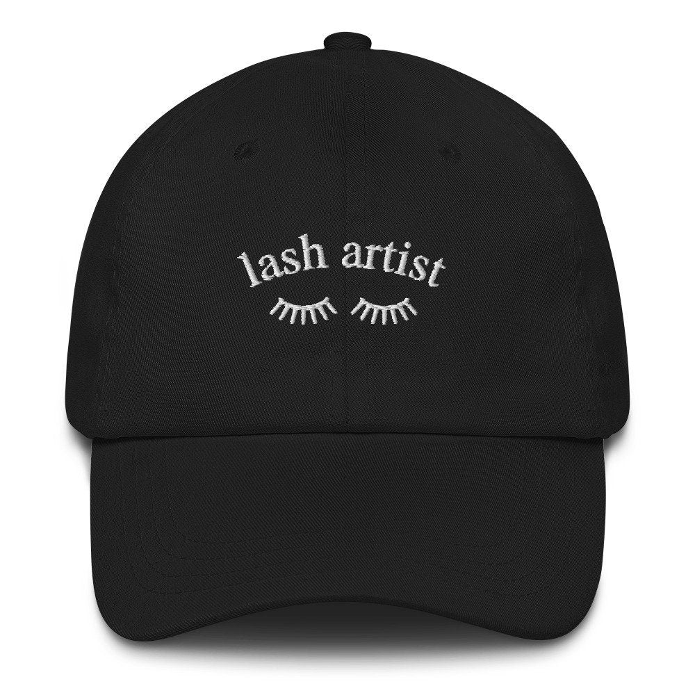 Lash Artist Eyelashes Embroidered Dad Baseball Hat