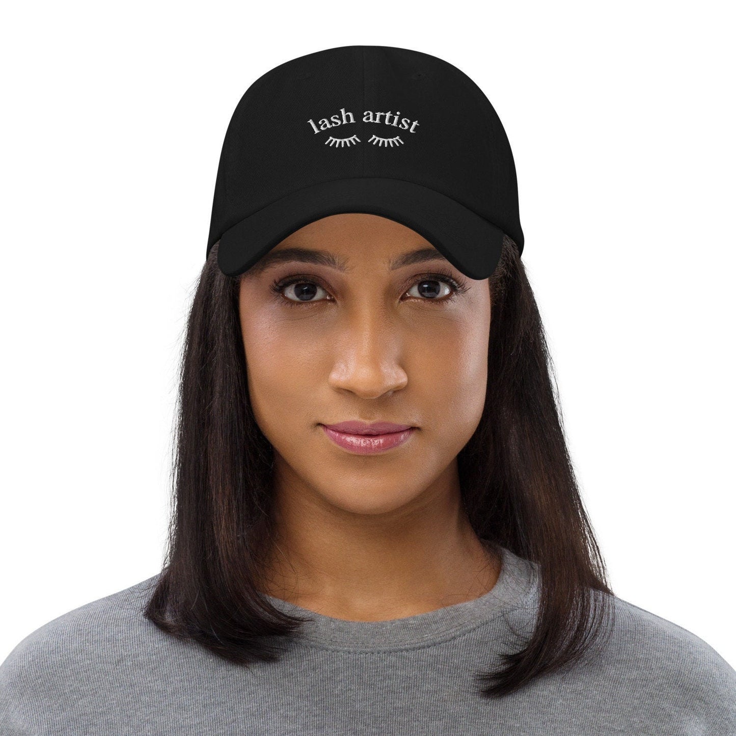 Lash Artist Eyelashes Embroidered Dad Baseball Hat