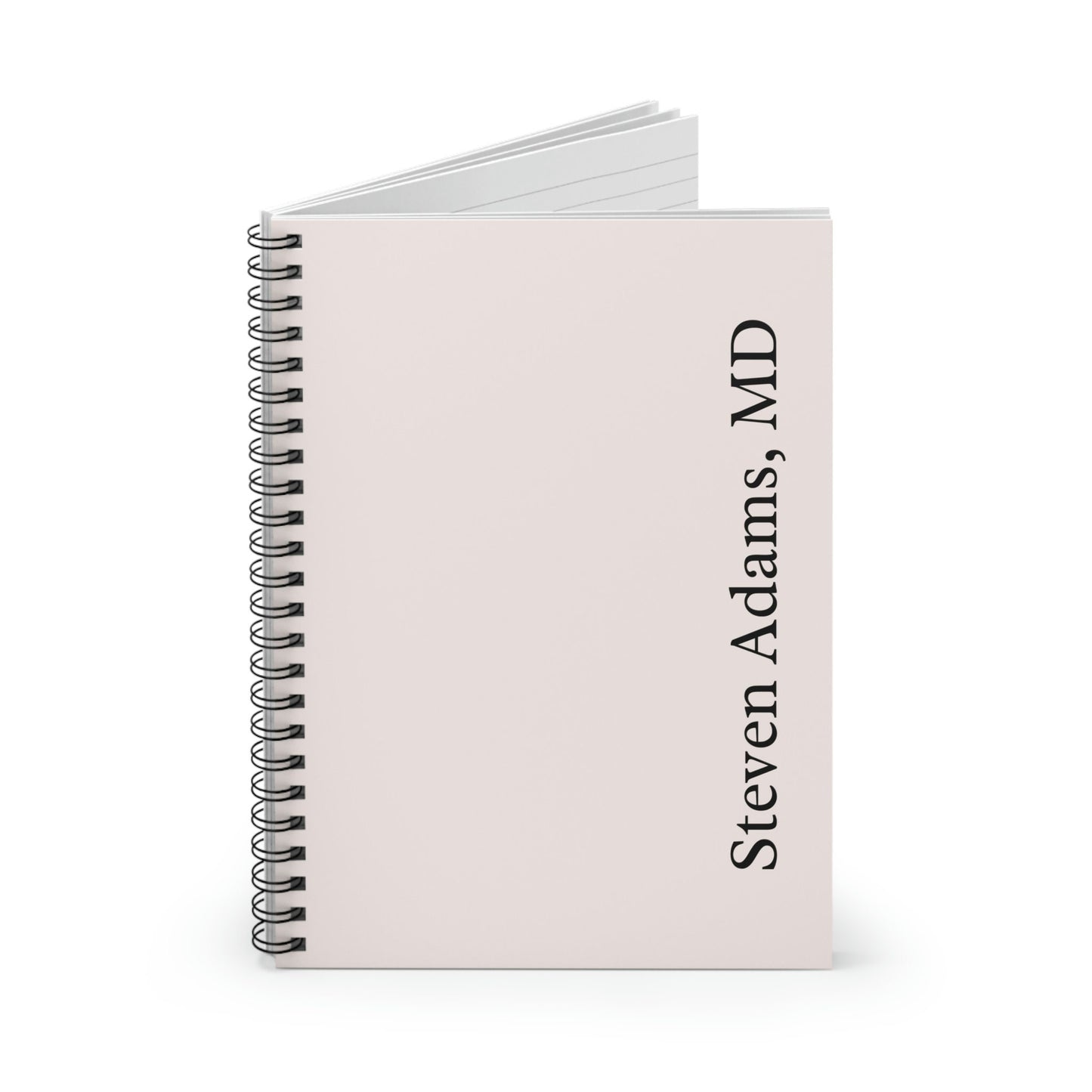 Personalized Custom Doctor, MD Spiral Notebook - Ruled Line