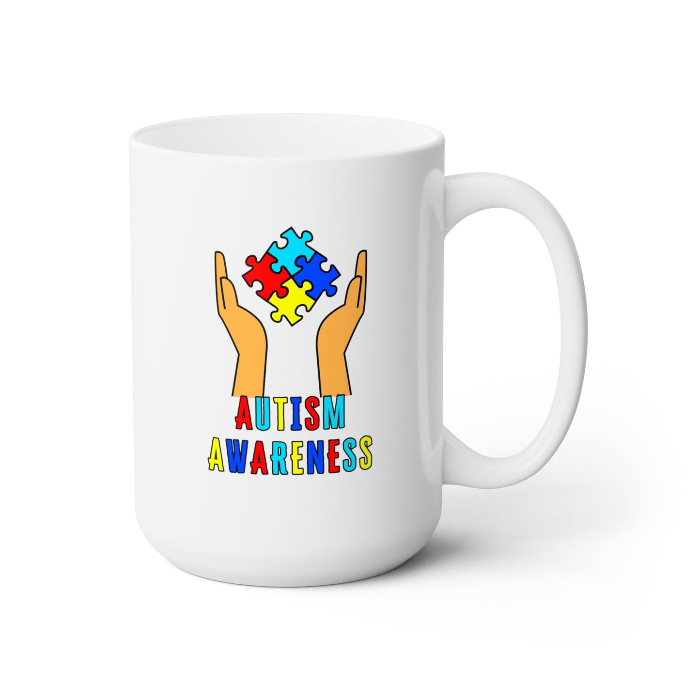 Autism Awareness, AWS, Ceramic Mug 15oz