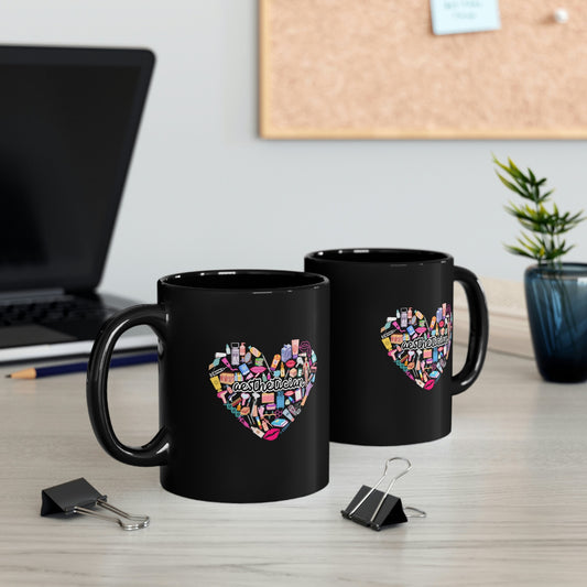 Aesthetician Heart Skincare 11oz Black Mug