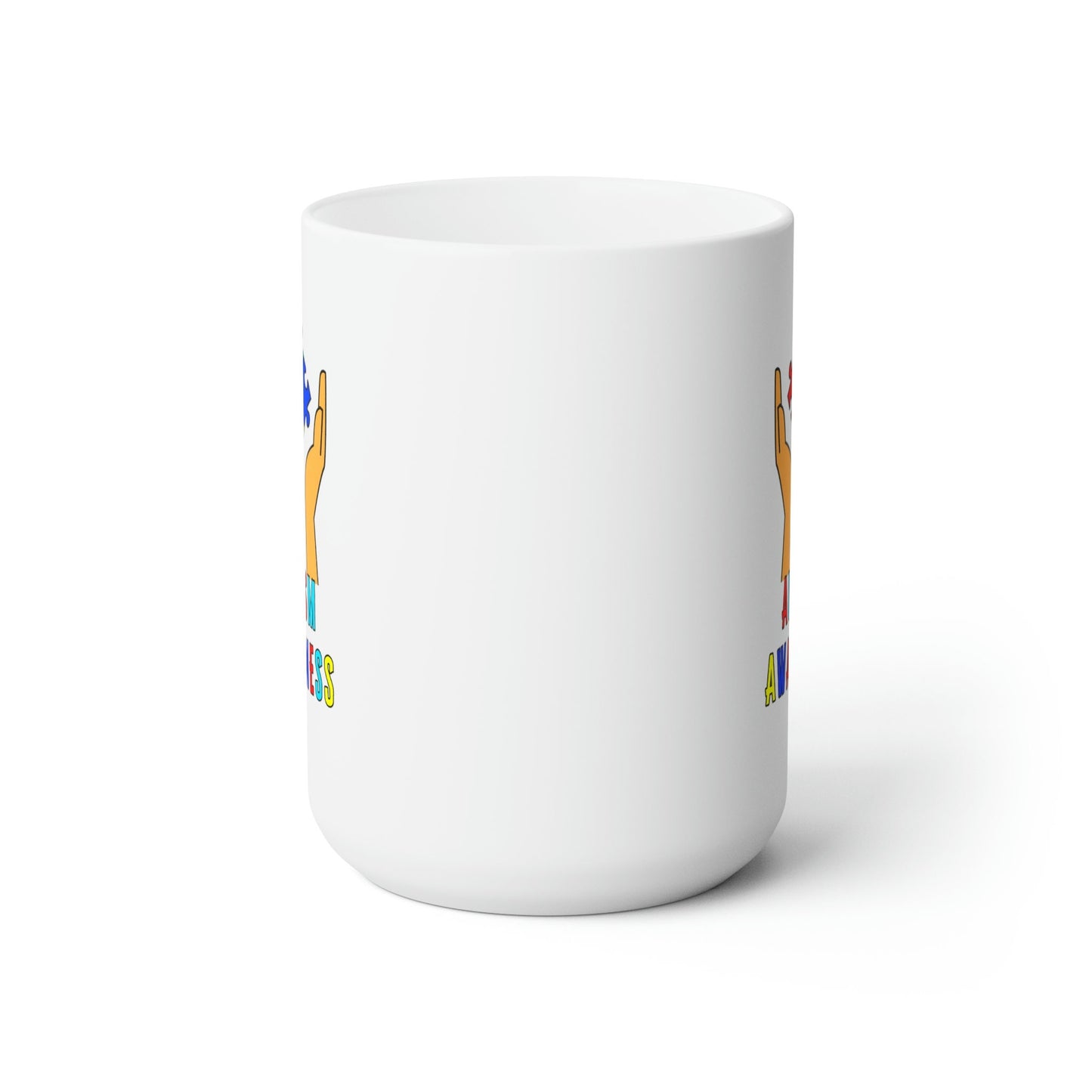 Autism Awareness, AWS, Ceramic Mug 15oz