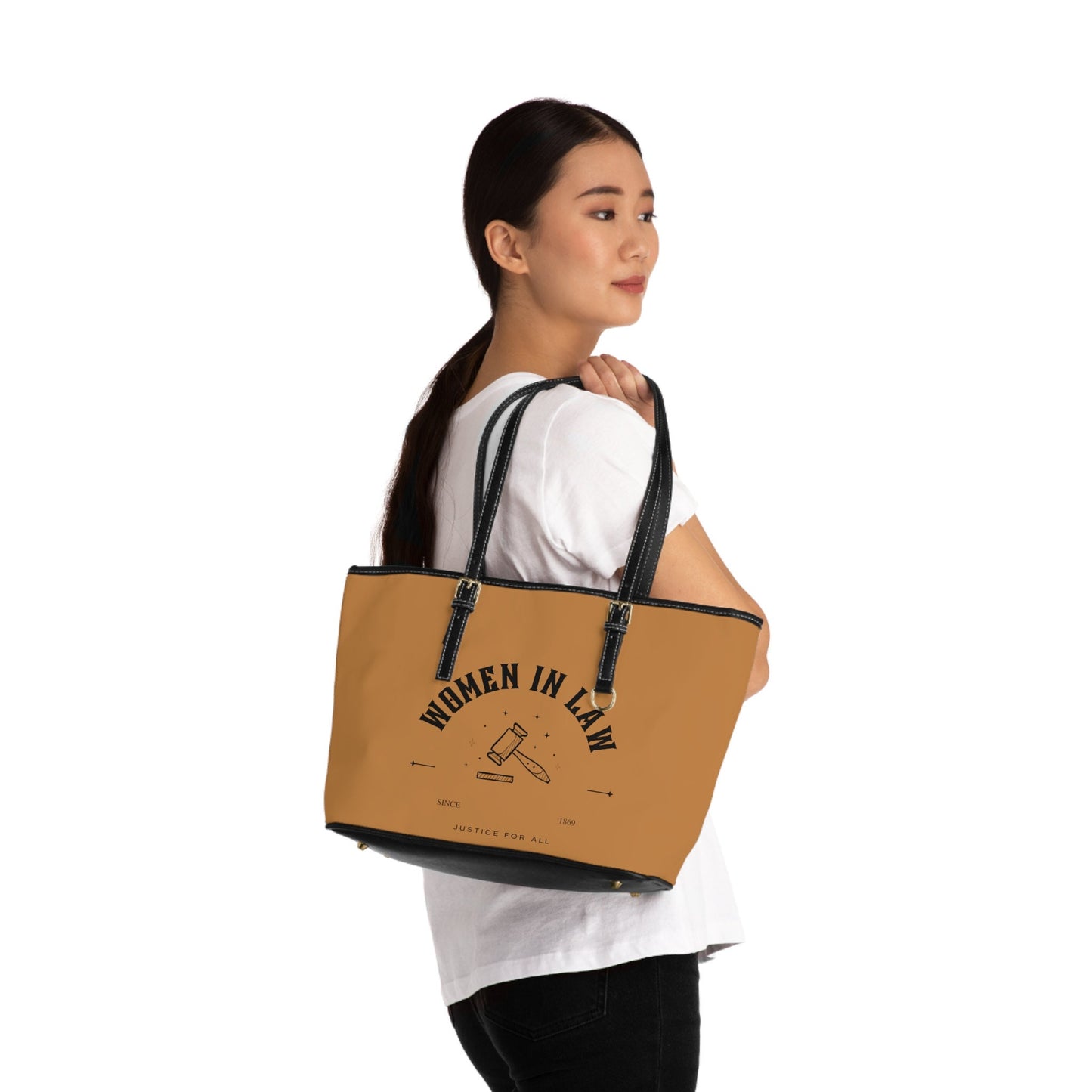 Women In Law PU Leather Shoulder Bag
