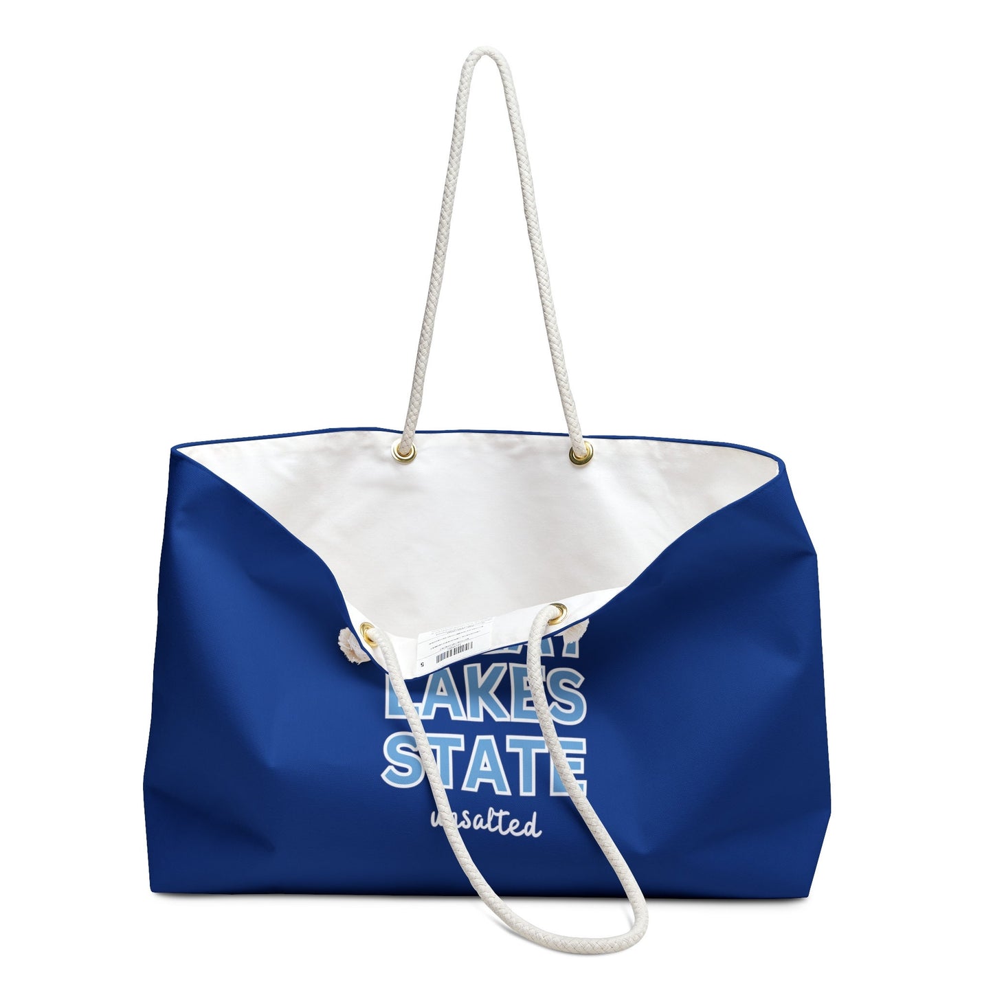 The Great Lakes State Unsalted, Michigan Weekender Bag